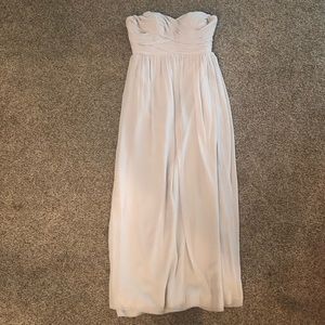 Light gray maxi dress